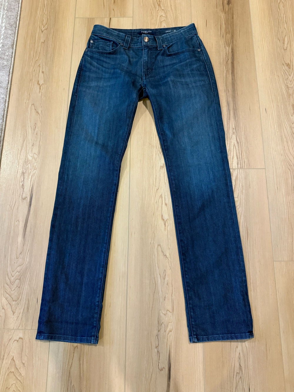 Fidelity jimmy menโs straight jeans size 30x 35